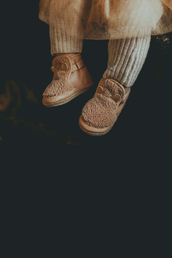 Donsje Richy Booties - Light Maple Curly Faux Fur