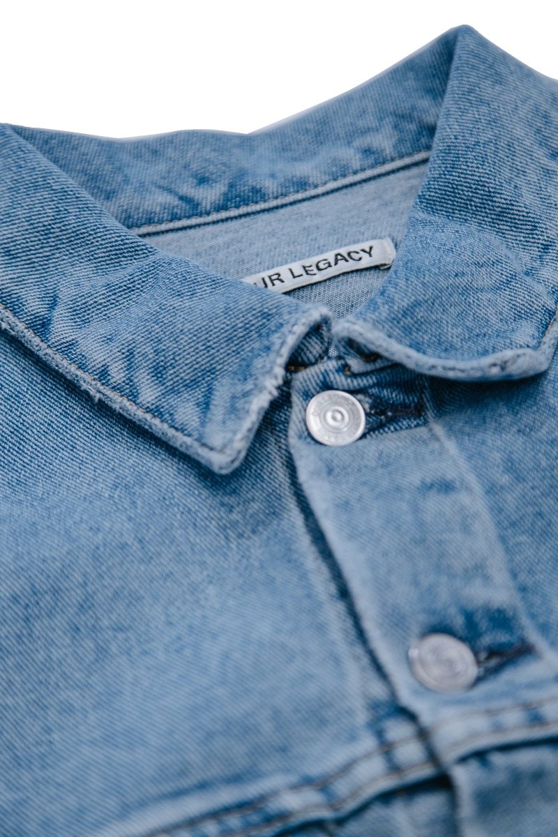 Our Legacy Mudride Rayon Denim Jacket - Blue | Garmentory