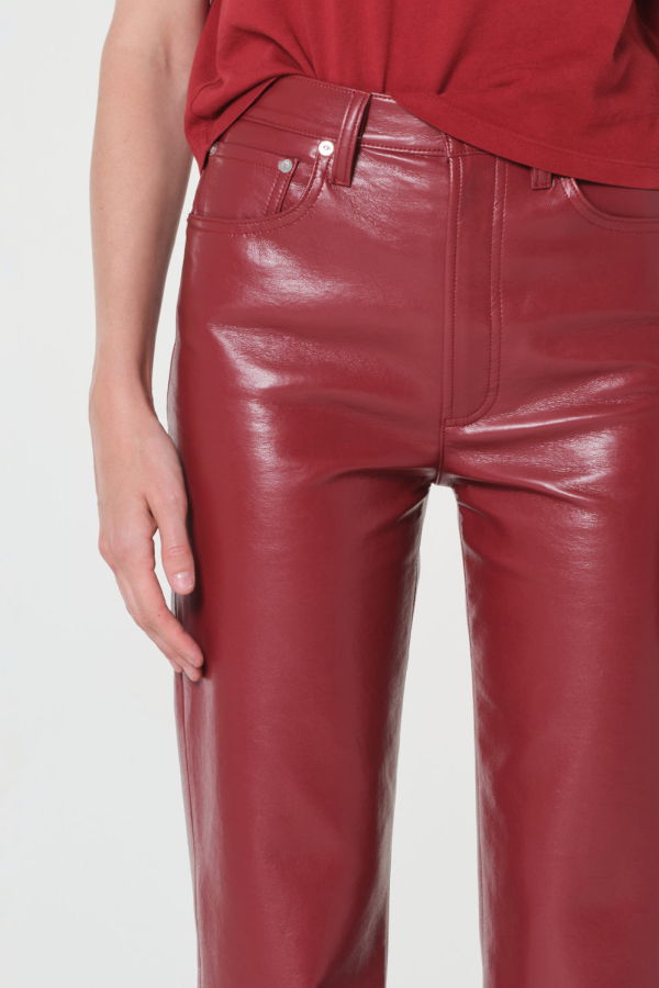 AGOLDE 90's Pinch Waist Long Pants - Brick