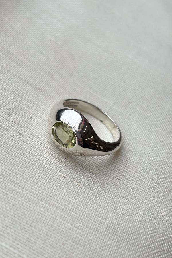 Mondo Mondo Palatial Ring - Sterling Silver Lemon Quartz