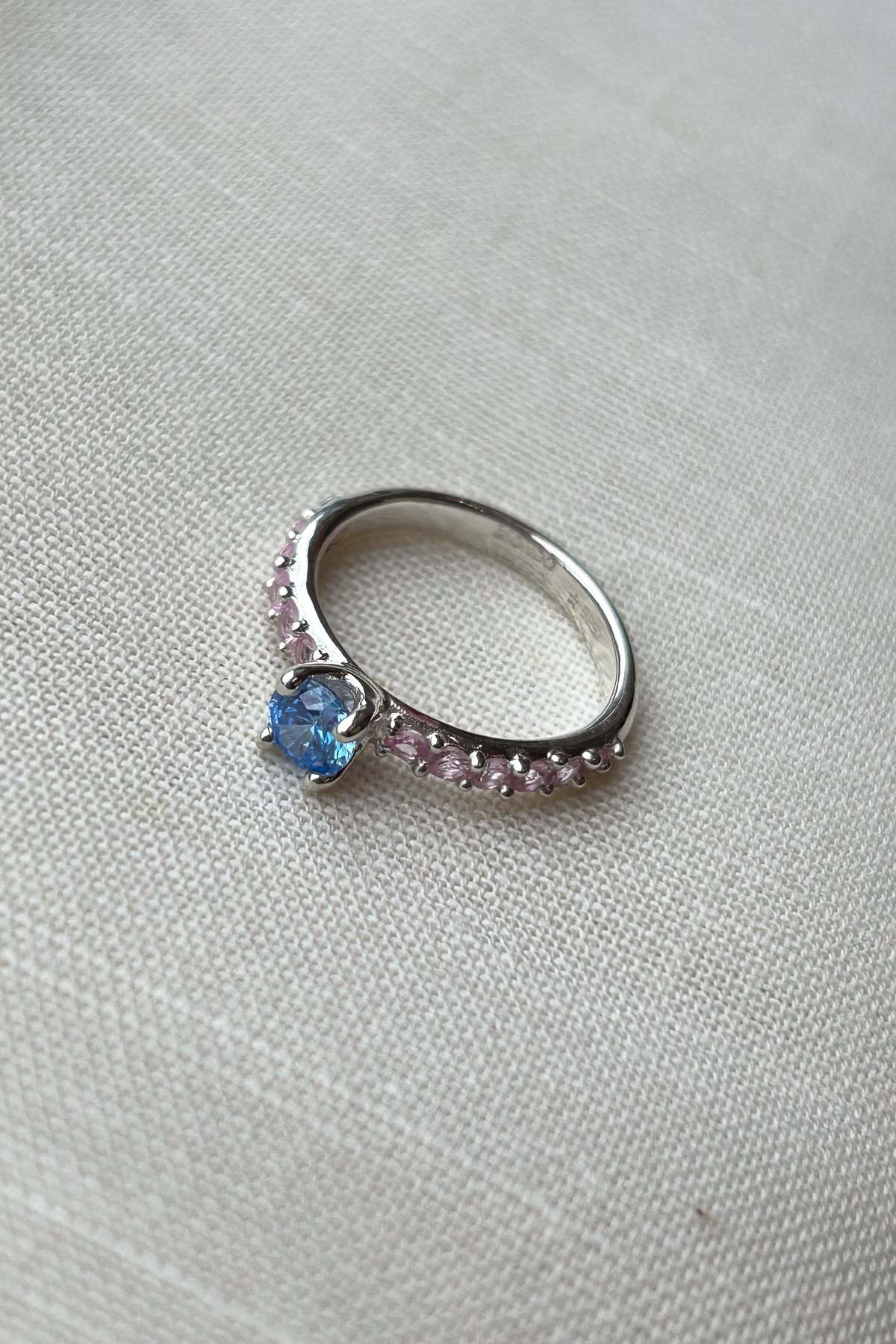 Mondo Mondo Princess Pave Ring - Image 1 of 3