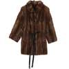 Karin Joannidis-Lüno Vintage 1970s Herdecke Mink Coat - Brown - Thumbnail 1