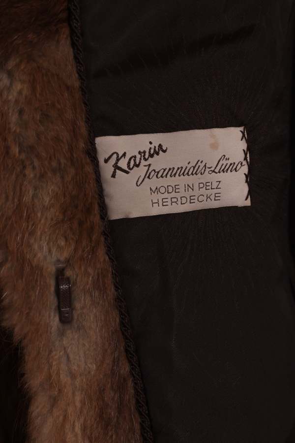 Karin Joannidis-Lno Vintage 1970s Herdecke Mink Coat - Brown