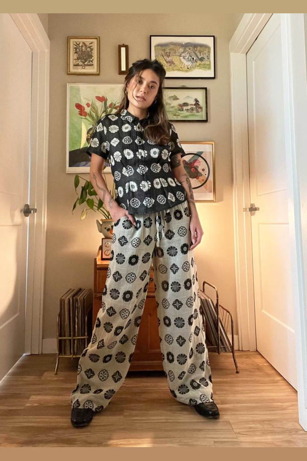 Ace & Jig Leone Pant - Gold Bauble