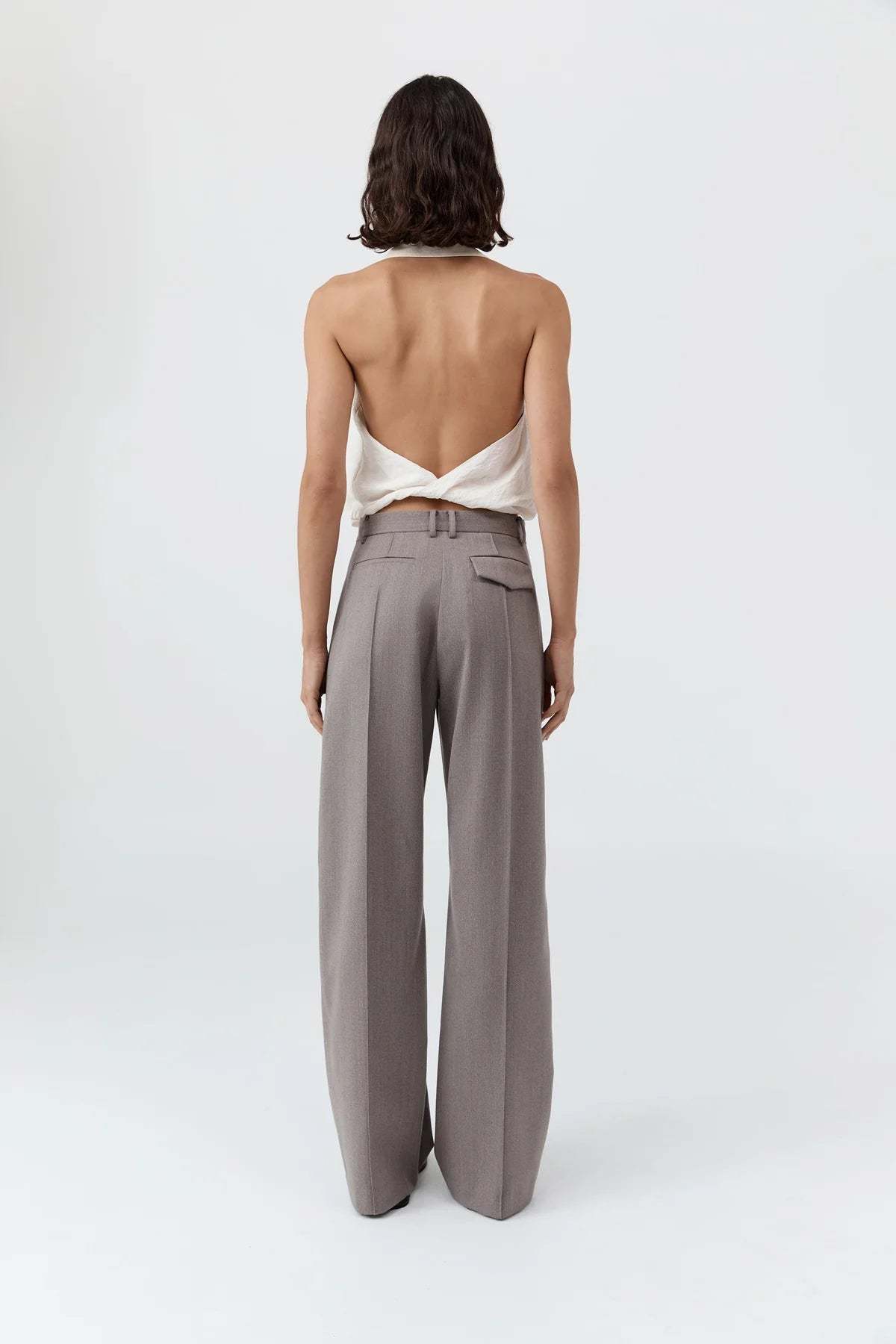 St. Agni Cloud Twist Halter Top - Off White - Image 2 of 2