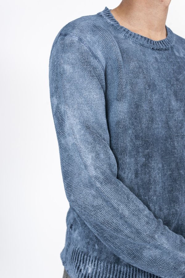 Our Legacy Base Roundneck Sweater - Painted Blue | Garmentory