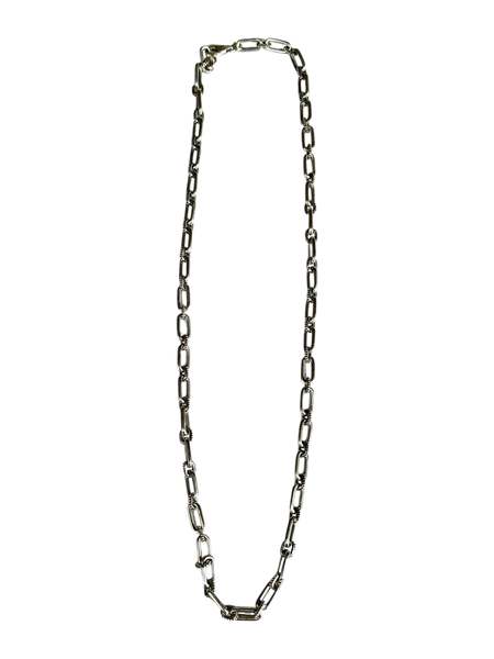 Werkstatt Munchen Curb Chain Snap Link Necklace - Silver