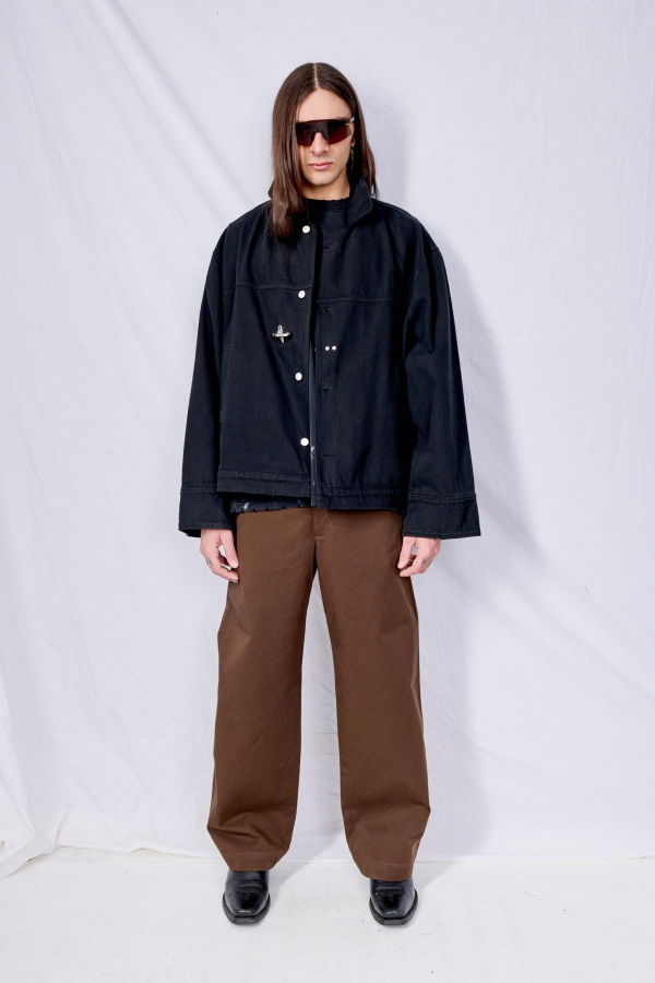 Assembly Denim Fireman Box Jacket - Black