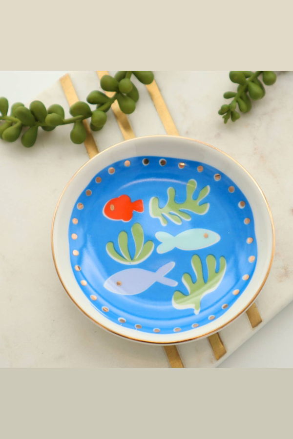 Properly Improper Swimming Fish Tray