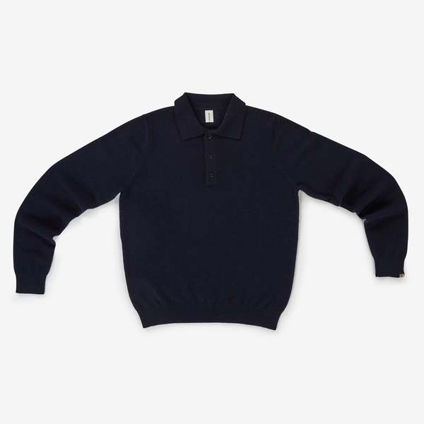 Extreme Cashmere Be For Polo Sweater - Navy