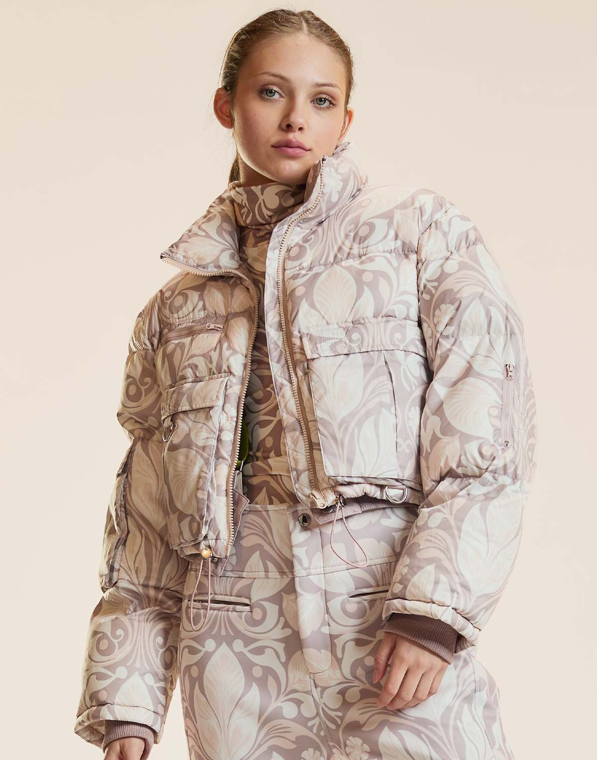 Cynthia Rowley Art Nouveau Puffer Jacket - TPMUL - Image 1 of 3