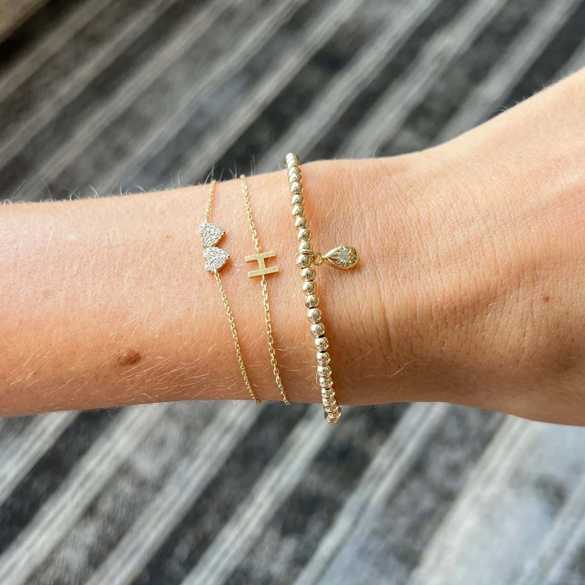 Alexa Leigh Celestial Teardrop Bracelet 7.5" - Image 2 of 2