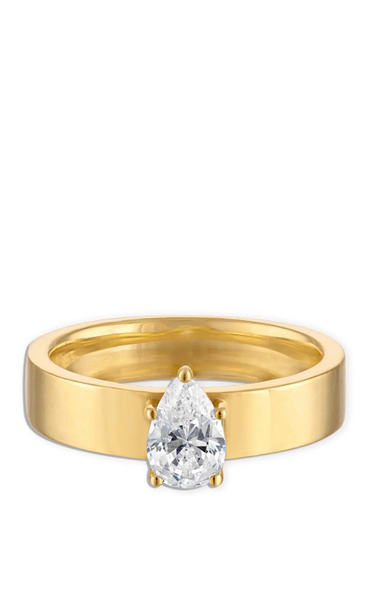 Alexa Leigh Pear Pinky Ring - Image 1 of 4