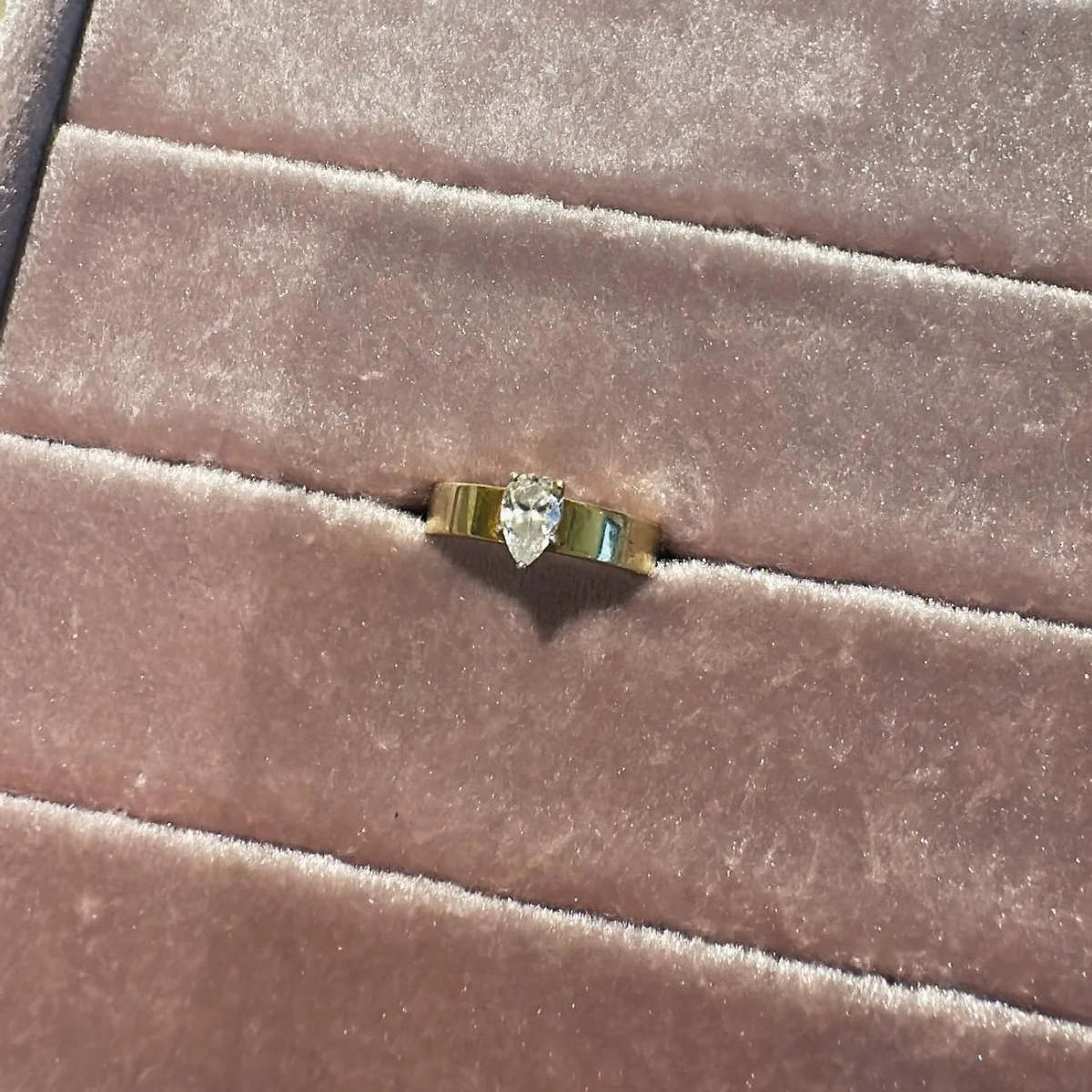 Alexa Leigh Pear Pinky Ring - Image 4 of 4