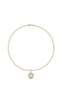 Alexa Leigh Round Bezel Ball Chain Necklace 18" - Thumbnail 1