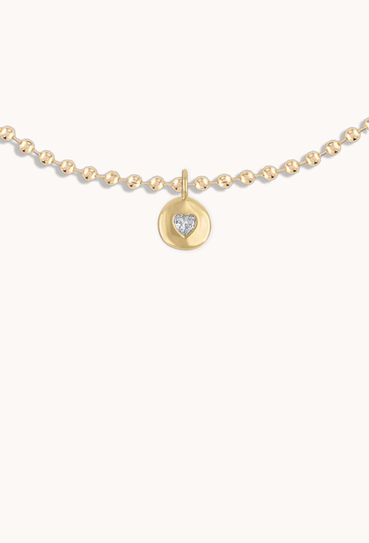 Alexa Leigh Round Heart Ball Chain Necklace 18" Necklace - Image 3 of 3