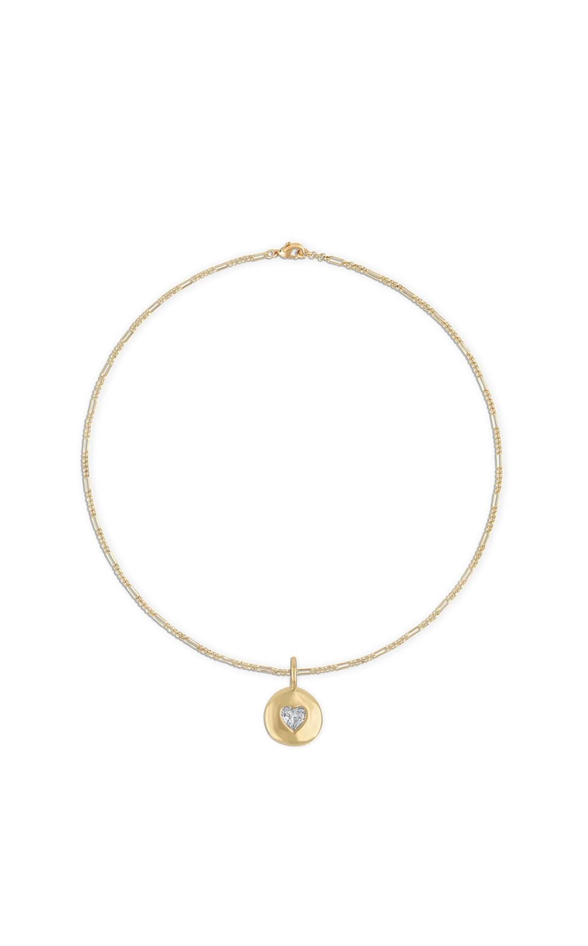 Alexa Leigh Round Heart Rolo Chain Necklace - Image 1 of 3