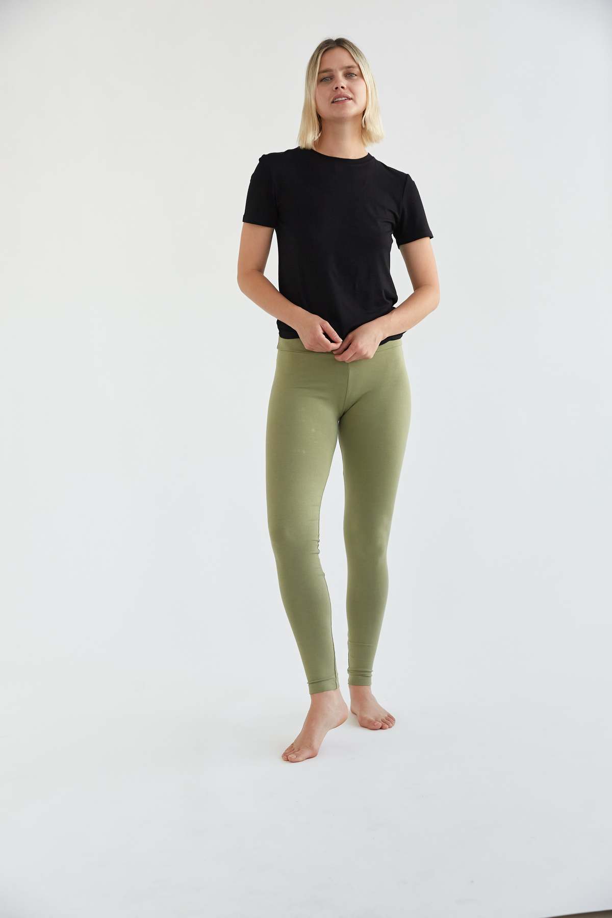 ONOFF Essentials Bamboo High Waisted Legging - Image 6 of 9