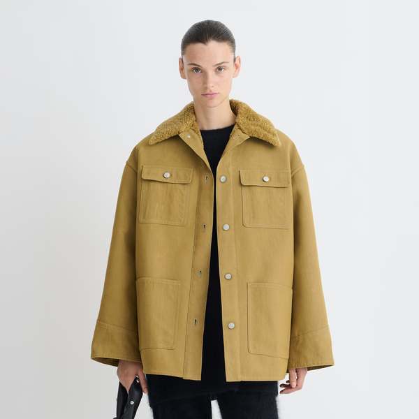 Nanushka Zonta Utility Jacket - Khaki