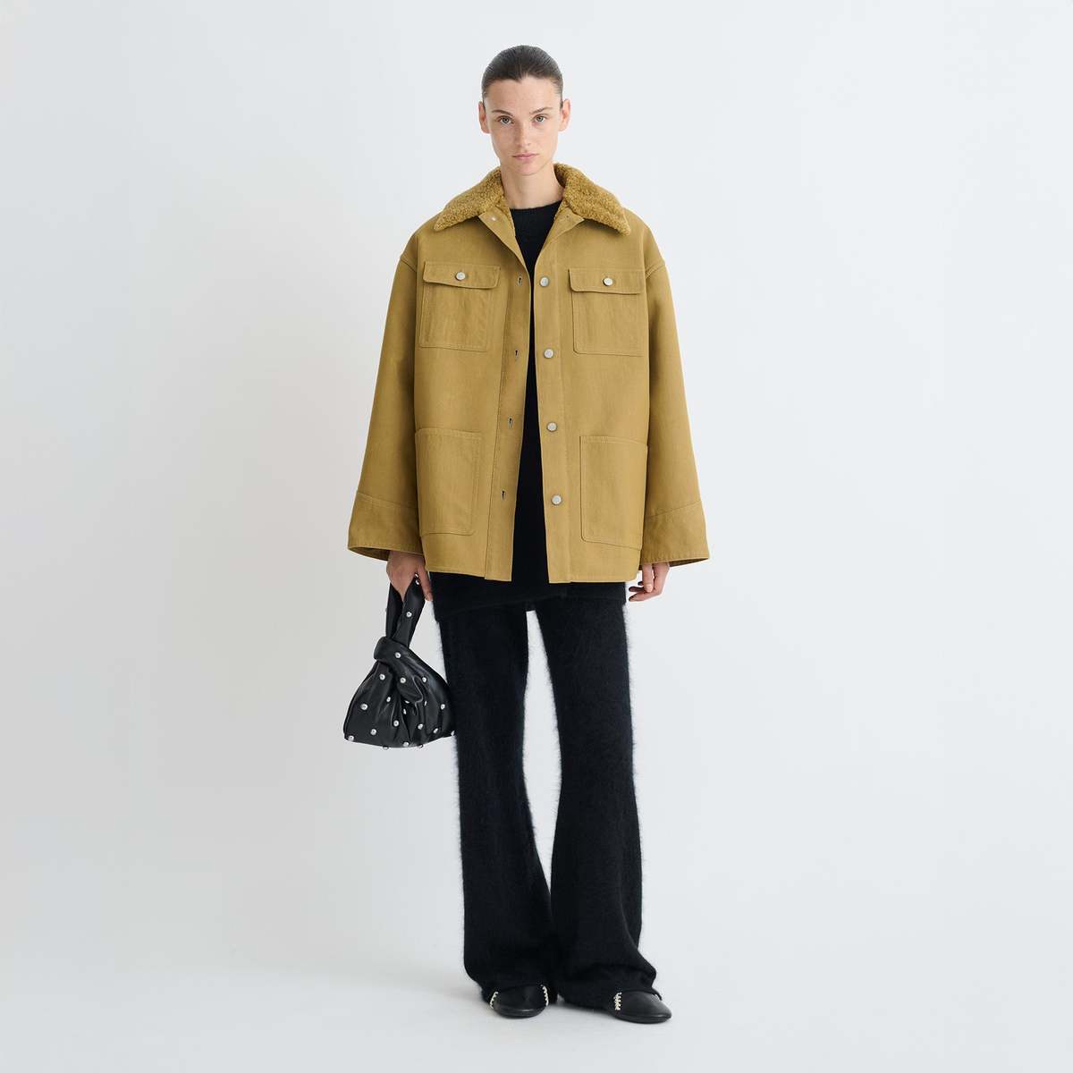Nanushka Zonta Utility Jacket - Khaki - Image 3 of 4