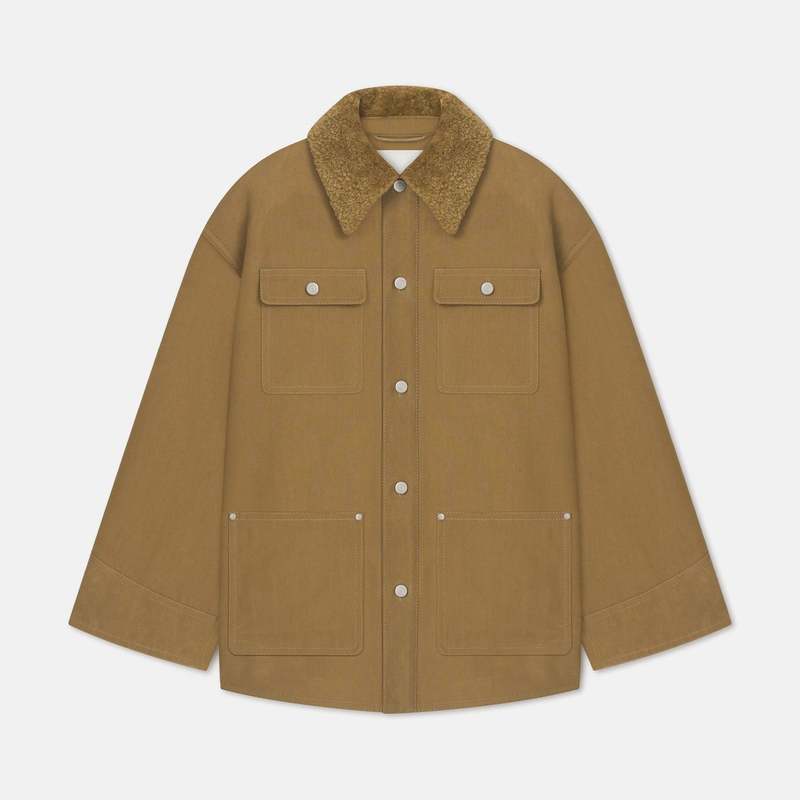 Nanushka Zonta Utility Jacket - Khaki