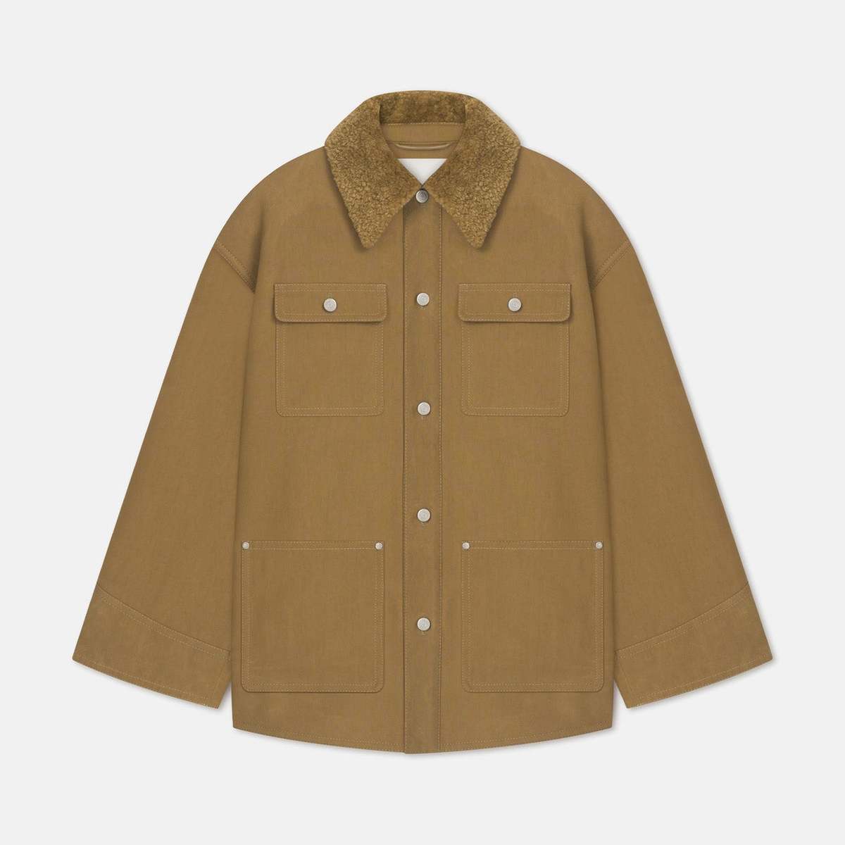 Nanushka Zonta Utility Jacket - Khaki - Image 4 of 4