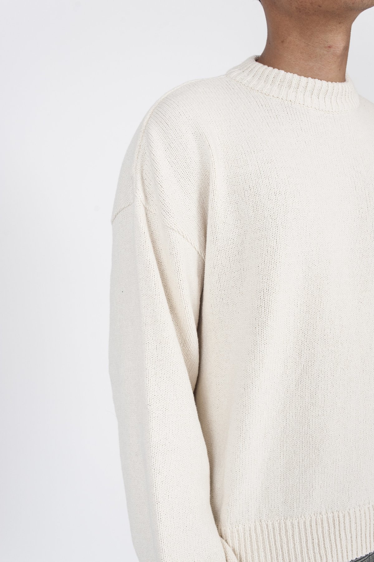 Our Legacy Sonar Roundneck Sweater - White | Garmentory