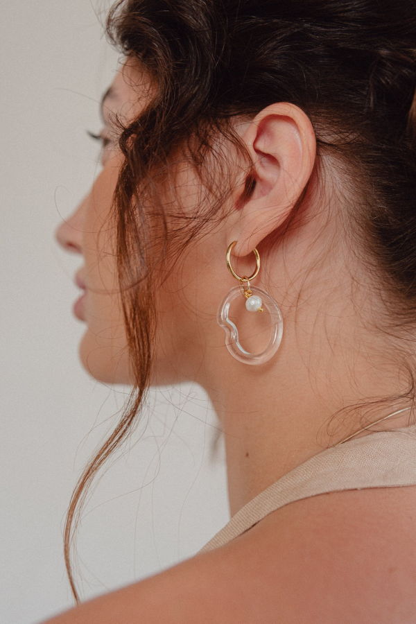 Suplais Ameba y el Mar Earrings