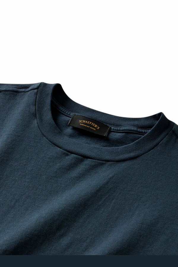 SCHAEFFER'S GARMENT HOTEL Oversized Indigo Tee - Indigo