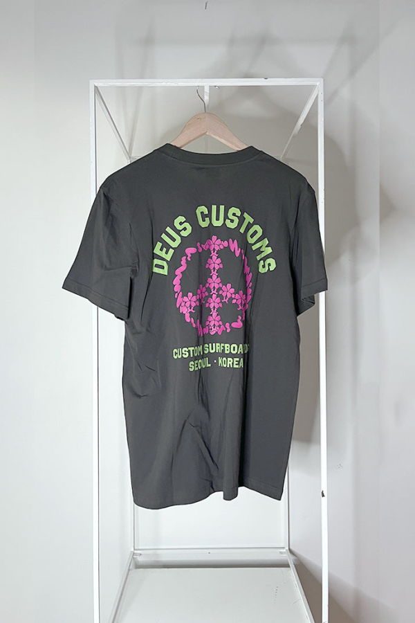Deus Ex Machina Fancy Pansy Tee - Anthracite