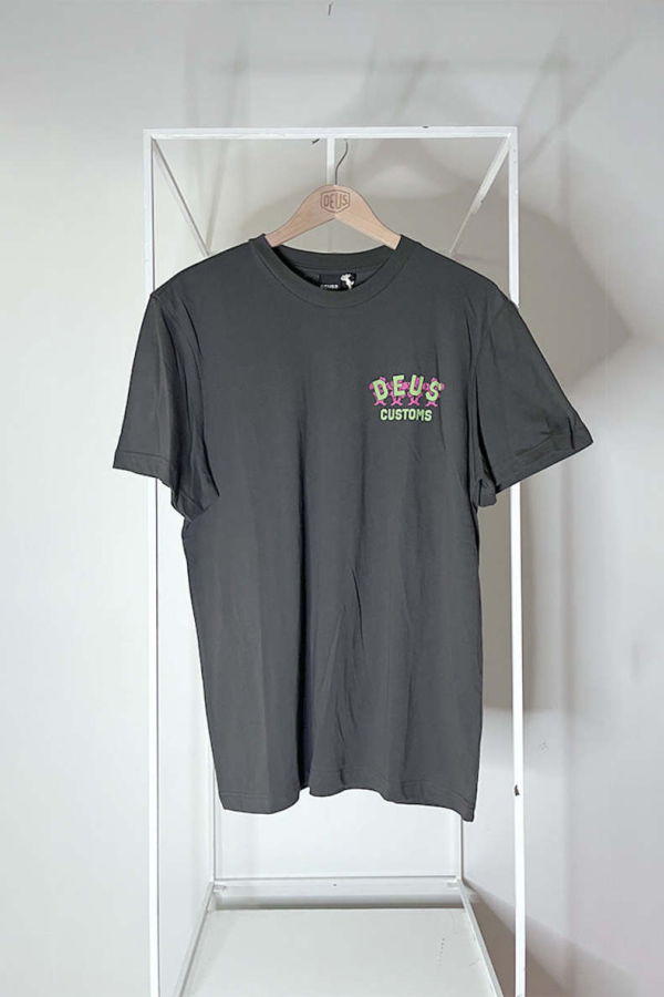 Deus Ex Machina Fancy Pansy Tee - Anthracite