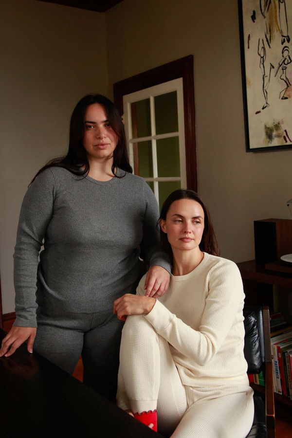 Noble Adult Organic Waffle Bottom pants - Oat