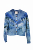 Galadriel Mattei Wingspan Cardigan - Sea Water - Thumbnail 1