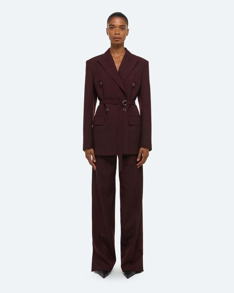 Helmut Lang Double Breasted Belted Blazer