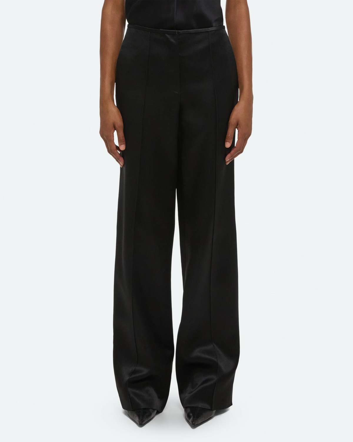 Helmut Lang Minimal Satin Pants - Image 1 of 6