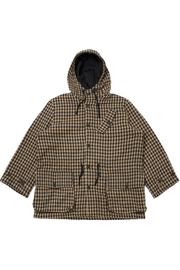 Universal Works Sand Cortina Tweed Boston Parka