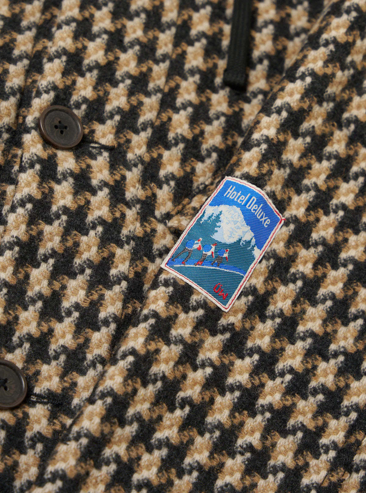 Universal Works Sand Cortina Tweed Boston Parka - Image 7 of 7