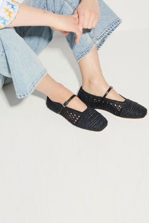 Freda Salvador Jules Ballet Flat - Black