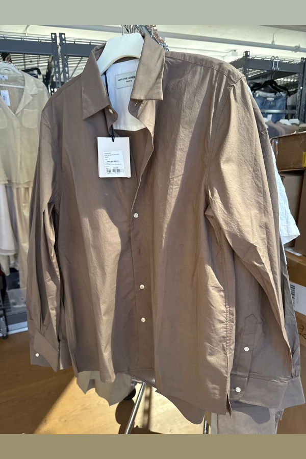 Officine Generale Eloi Shirt - Taupe