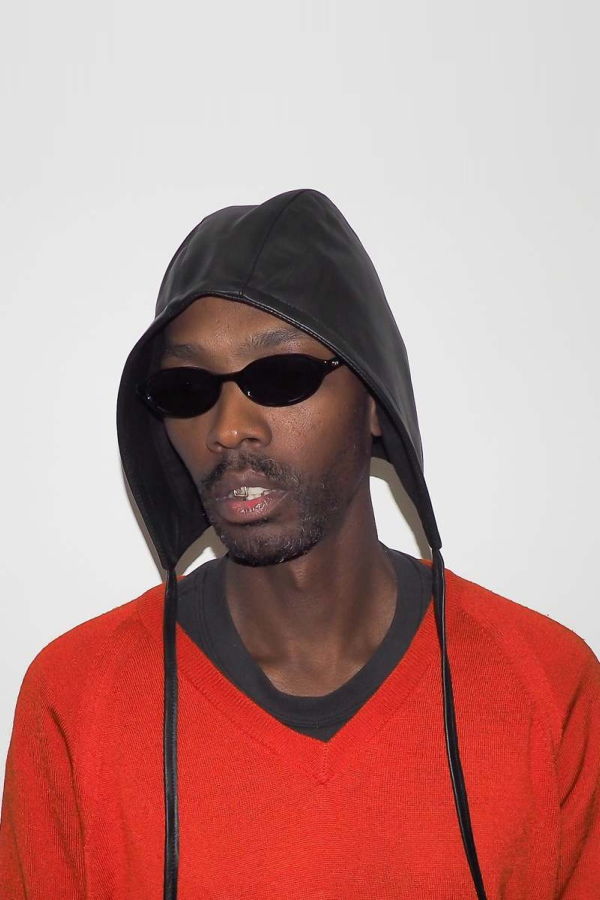 Clyde Volo Hat - Black Lambskin