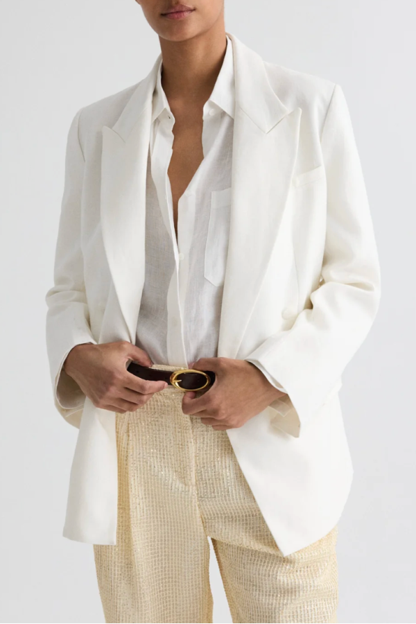 TWP Harper Blazer - Ivory