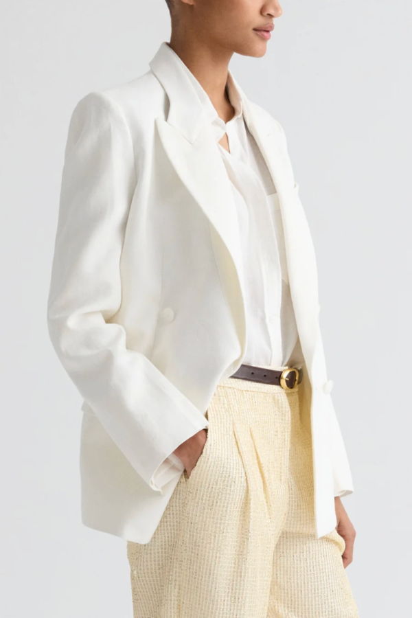 TWP Harper Blazer - Ivory
