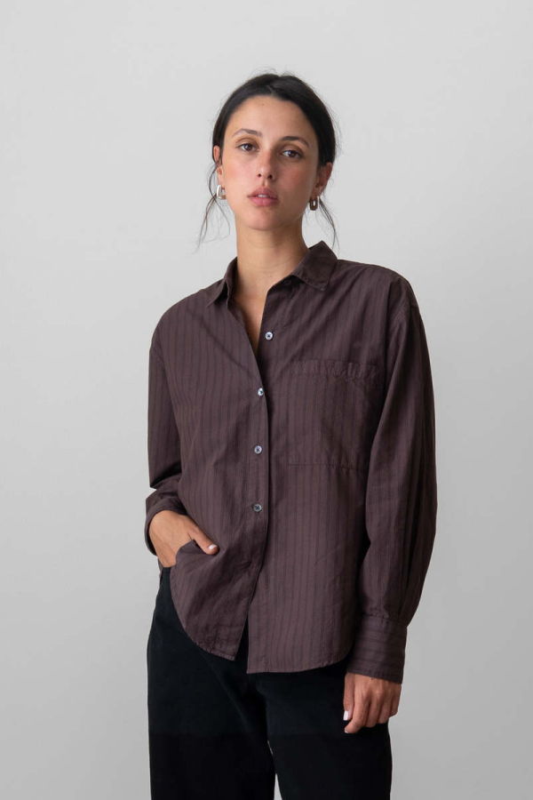 Waltz Oversized Button-Up Shirt