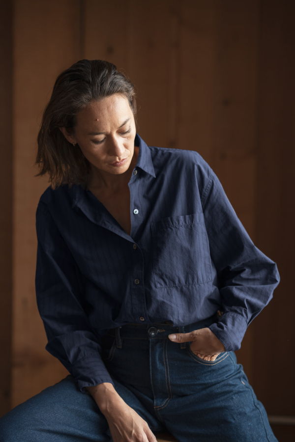 Waltz Oversized Button-Up Shirt