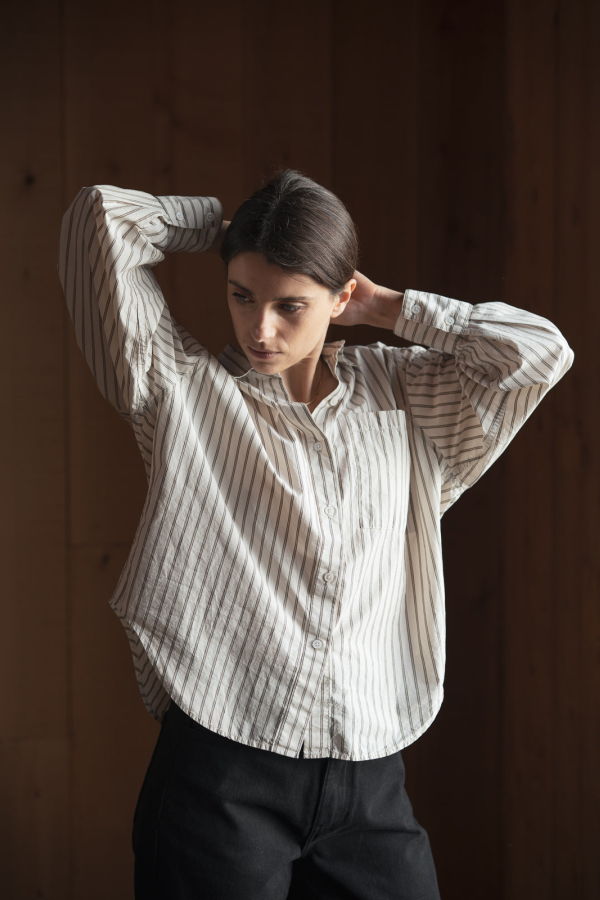 Waltz Oversized Button-Up Shirt