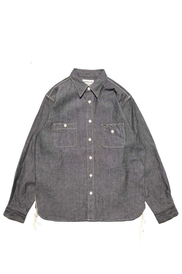 SAMURAI JEANS SJCBS25W Selvedge Chambray Work Shirt