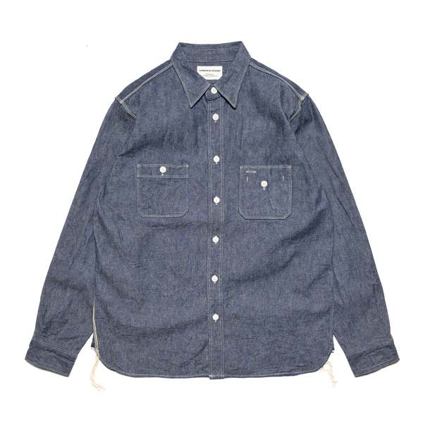 SAMURAI JEANS SJCBS25W Selvedge Chambray Work Shirt