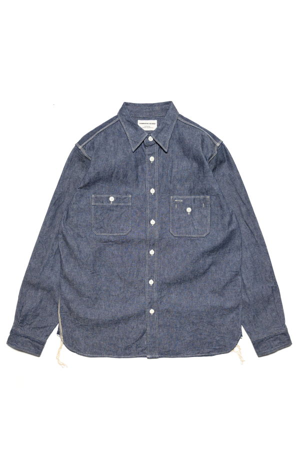 SAMURAI JEANS SJCBS25W Selvedge Chambray Work Shirt