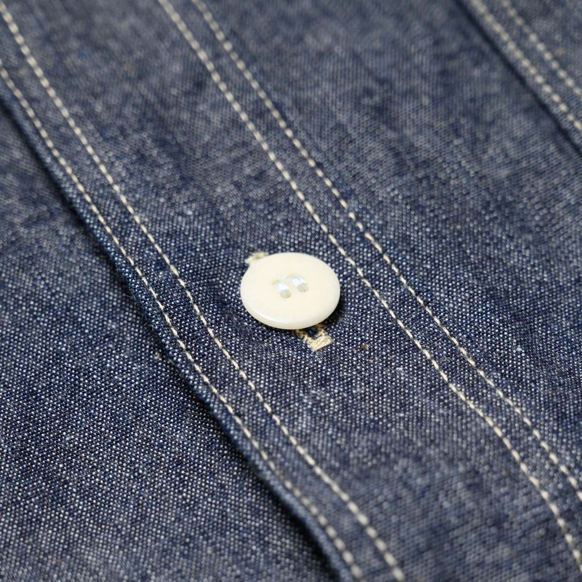 SAMURAI JEANS SJCBS25W Selvedge Chambray Work Shirt - Image 5 of 13