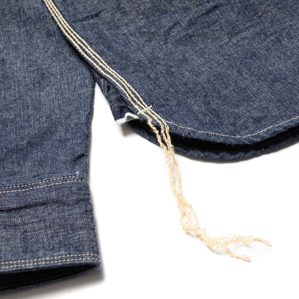 SAMURAI JEANS SJCBS25W Selvedge Chambray Work Shirt - Image 7 of 13